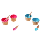 Набор для мороженого, 4 предмета: 2 пиалы, 2 ложки, цвета МИКС - Фото 3