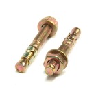 Анкер, клиновой, желтый цинк, 10х80 мм, 70 шт 9908732 - фото 16294455