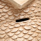 Копилка "Ученая сова" слоновая кость, 18х16х18см - фото 9768417