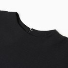 Костюм для девочки (футболка, брюки), цвет чёрный, рост 146 см - фото 24305236