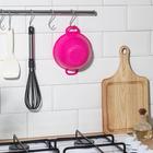 Дуршлаг кухонный, d=15 см, с ручками, цвет МИКС - Фото 3