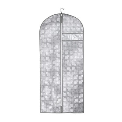 Чехол для одежды «Орнамент», 130х60 см, серый