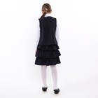 Школьный костюм для девочек, цвет тёмно-синий, рост 140 см - Фото 4