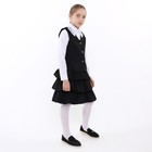 Школьный костюм для девочек, цвет чёрный, рост 122 см 9782645 - фото 10901589