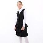 Школьный костюм для девочек, цвет чёрный, рост 122 см 9782645 - фото 10901591