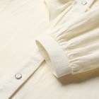 Блузка для девочки MINAKU цвет молочный, рост 128 см - Фото 7