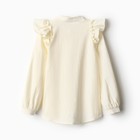 Блузка для девочки MINAKU цвет молочный, рост 128 см - Фото 8