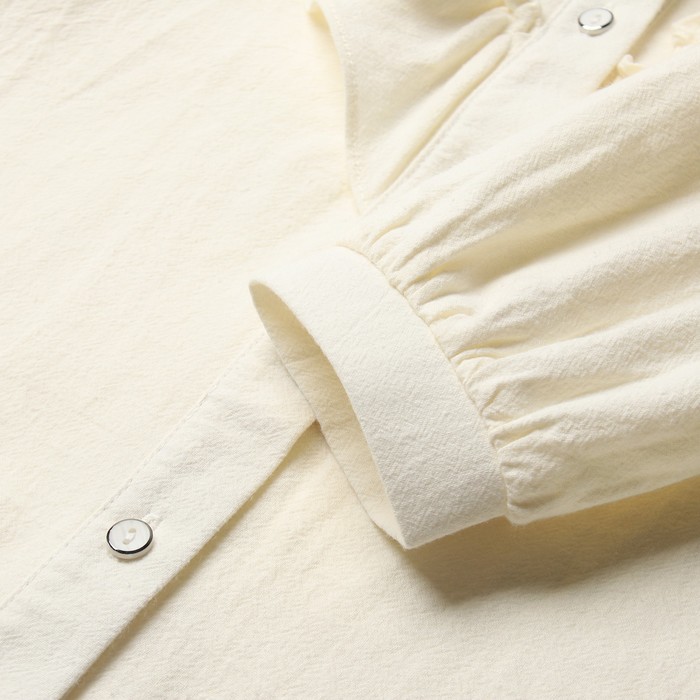 Блузка для девочки MINAKU цвет молочный, рост 122 см - фото 1907813075