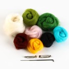 Валяние из шерсти. Брошь «Единорожка с авокадо» - Фото 3