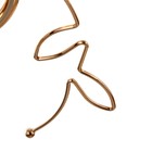 Люстра "Астра" 5х40Вт Е27 золото 54х54х23см - фото 22660561