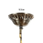 Люстра "Цинния" 5х40Вт Е27 бронза 59х59х92(52)см - фото 22660576