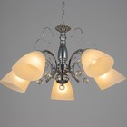 Люстра "Цинния" 5х40Вт Е27 хром 59х59х92(52)см 9903833