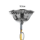 Люстра "Цинния" 5х40Вт Е27 хром 59х59х92(52)см 9903833