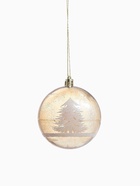 Ёлочные игрушки «Зимняя сказка», шары новогодние, d=8 см, набор 2 шт., бело-коричневый - Фото 3