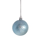 Ёлочная игрушка «Снежинка медальон» (набор 3 шт.) мороз, 5.5 см, МИКС - Фото 3