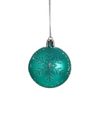 Ёлочная игрушка «Снежинка медальон» (набор 3 шт.) мороз, 5.5 см, МИКС - Фото 5