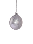 Ёлочная игрушка «Снежинка медальон» (набор 3 шт.) мороз, 5.5 см, МИКС - Фото 8