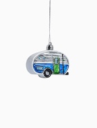Ёлочные игрушки 3 шт., «Зимнее волшебство, Фургончики» пластик, 4×7 см, синий - Фото 4