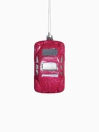 Ёлочные игрушки 3 шт., «Зимнее волшебство, Машинки» пластик, 9×3.5 см, розовый - Фото 3