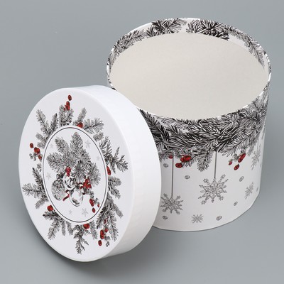 Подарочные коробки новогодние 5 в 1 «Уютные мгновения», 13×14 ‒ 19.5×22 см