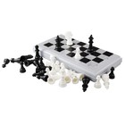 Шахматы, большие, цвет серый - Фото 3
