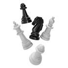 Шашки-шахматы, большие, цвет серый - Фото 3