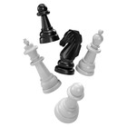 Шашки-шахматы-нарды, большие, цвет серый - Фото 4