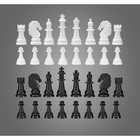 Шашки-шахматы-нарды, большие, цвет серый - Фото 6