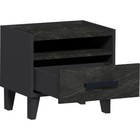 Тумба прикроватная «Айрис 41», 486×358×445 мм, цвет антрацит/креатель - Фото 2
