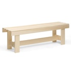 Лавочка (скамейка) деревянная из липы 130 х 32 х 42 см, без спинки, для бани, дачи и сада - фото 24457929