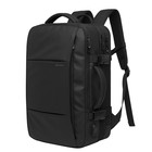 Рюкзак на молнии, 3 отдела, наружный карман, USB, увет чёрный - фото 2161773