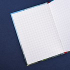 Блокнот А7, 64 листа, в твёрдой обложке, Человек-паук - фото 22646801