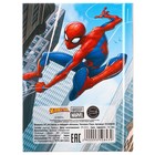 Блокнот А7, 64 листа, в твёрдой обложке, Человек-паук - фото 25351928