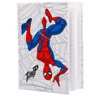 Блокнот А7, 64 листа, в твёрдой обложке, Человек-паук - фото 7232274