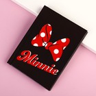 Блокнот А7 "Minnie", 64 листа, в твёрдой обложке, Минни Маус - фото 7232278