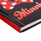 Блокнот А7 "Minnie", 64 листа, в твёрдой обложке, Минни Маус - фото 7232281