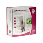 Кронштейн Ultramounts UM 858, для ТВ, накл-поворотный, до 30 кг, 17-43",90 мм от ст, черный - фото 51436022 Кронштейн Ultramounts UM 858, для ТВ, накл-поворотный, до 30 кг, 17-43",90 мм от ст, черный - фото 51436022