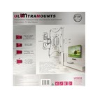 Кронштейн Ultramounts UM 858, для ТВ, накл-поворотный, до 30 кг, 17-43",90 мм от ст, черный - фото 51436023 Кронштейн Ultramounts UM 858, для ТВ, накл-поворотный, до 30 кг, 17-43",90 мм от ст, черный - фото 51436023