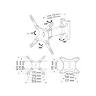 Кронштейн Trone ЖК 751 , для ТВ, наклонно-пов, 15"-26", до 25 кг, 110-213 мм, чёрный - фото 51436120 Кронштейн Trone ЖК 751 , для ТВ, наклонно-пов, 15"-26", до 25 кг, 110-213 мм, чёрный - фото 51436120