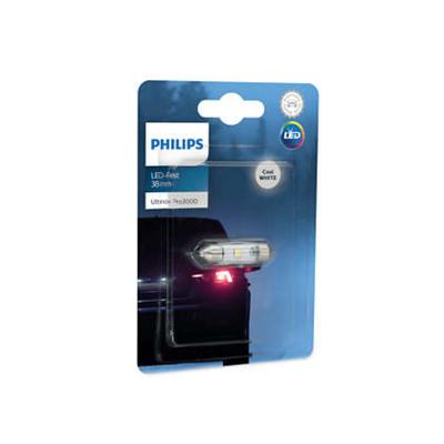 Лампа Philips Fest T10,5x38 12 В, LED 0,6W (SV8,5) 6000K Ultinon Pro3000 11854U30CWB1
