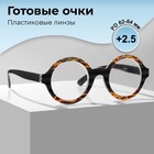 Готовые очки GA0301 (Цвет: С2 коричневый; диоптрия: +2,5; тонировка: Нет) 9904283 - фото 11366677