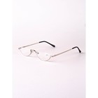 Готовые очки GA0060 (Цвет: C2 серебряный; диоптрия: +2; тонировка: Нет) - Фото 2