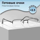 Готовые очки GA0244 (Цвет: C2 металик; диоптрия: +2,5; тонировка: Нет) 9904379 - фото 11366729