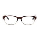 Готовые очки GA0141 (Цвет: C2 коричневый; диоптрия: +1,5; тонировка: Нет) - Фото 3