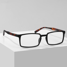 Готовые очки GA0266 (Цвет: C2 черный, черепаховый; диоптрия: +3; тонировка: Нет)
