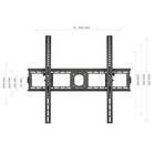 Кронштейн ONKRON UT4, для ТВ, наклонный, 55"-100", до 75 кг, 78 мм от стены, черный - фото 51436147 Кронштейн ONKRON UT4, для ТВ, наклонный, 55"-100", до 75 кг, 78 мм от стены, черный - фото 51436147