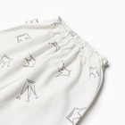 Штанишки, цвет бежевый/корона, рост 86 см - фото 24386891