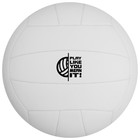 Мяч волейбольный MINSA Basic White, TPU, машинная сшивка, р. 5 - Фото 6