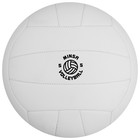Мяч волейбольный MINSA Basic White, TPU, машинная сшивка, р. 5 - фото 3613503