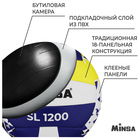 Волейбольный мяч MINSA New Classic SL1200, клееный, 18 панелей, р. 5, microfiber PU - Фото 3